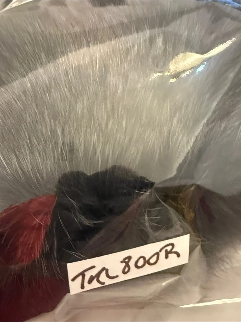 Saga fox fur collar